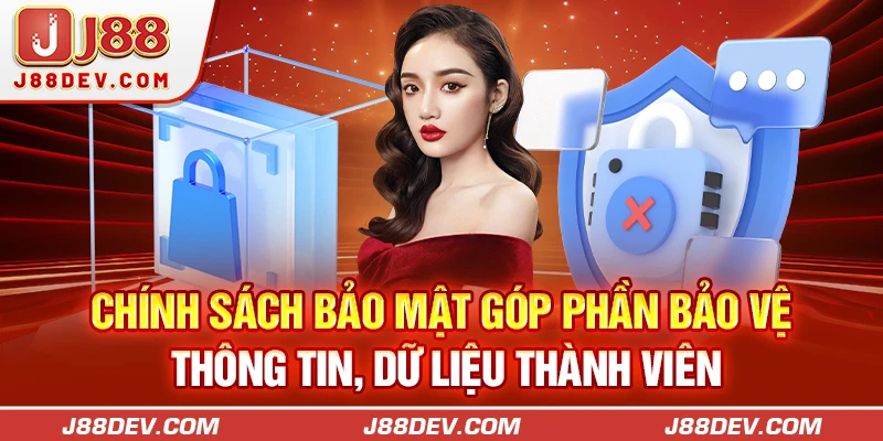 Chính sách bảo mật góp phần bảo vệ thông tin, dữ liệu thành viên